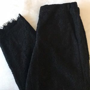 EUC jcrew lace trousers